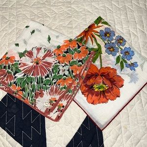 2 NWT Irish Linen & Hand rolled hankies